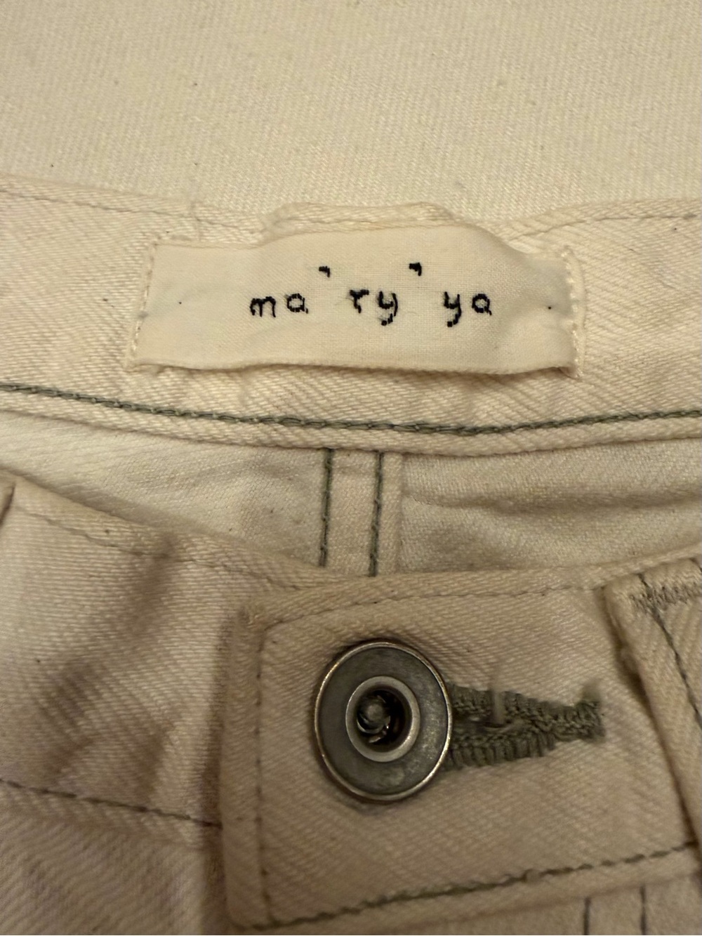 ma’ry ‘ ya by Maria Icho Women's Jeans Made in Japan (last pic shows some flaws)